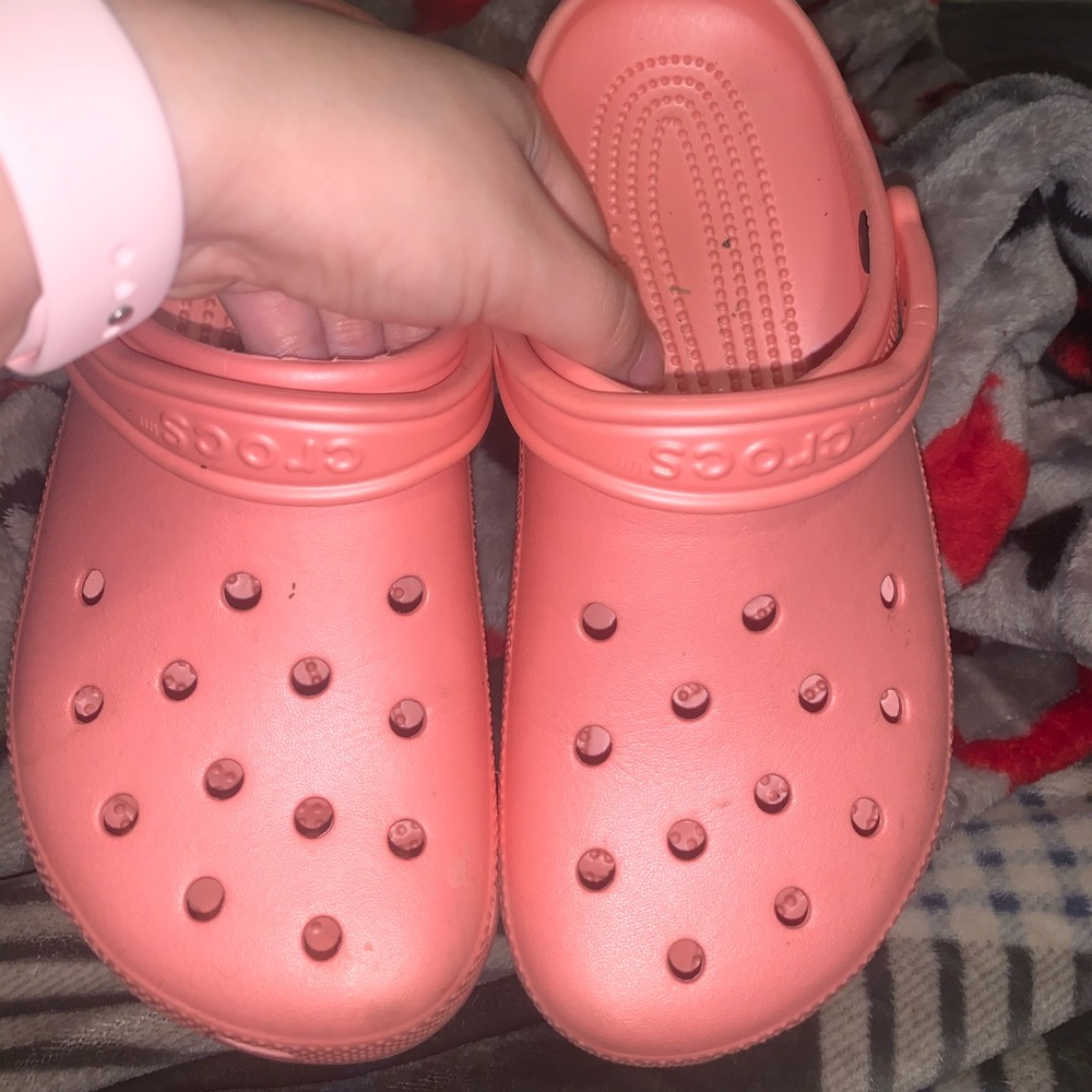 Pink Crocs